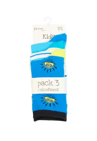 Pack de Calcetines Kids Niño Colores Talla 30/33 - 626