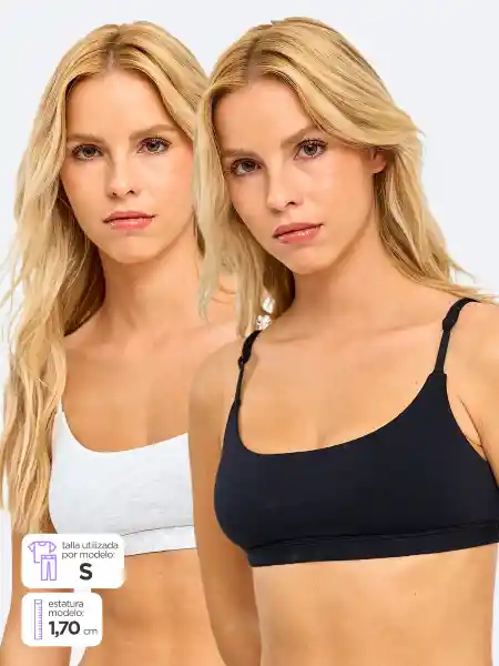 Index Set Sósten Brax2 Ttem Negro Blanco M STNP224-652