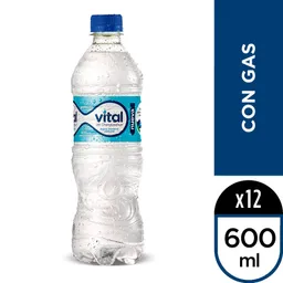 Vital Agua Con Gas X 600 Ml