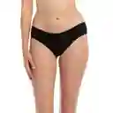 Bikini Calzón Culote Con Textura Negro Talla XL Samia