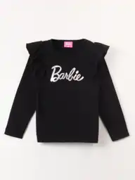 Barbie Polera Manga Larga na Negro Talla 8 314012506 V26