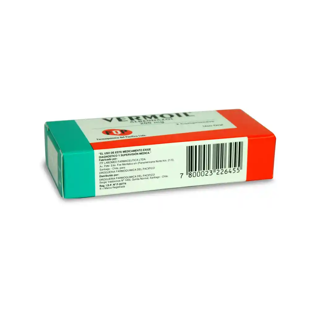 Vermoil  Albendazol 200 mg 