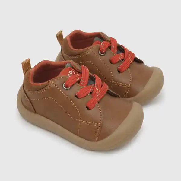 Zapatos Para Niño Clásico Cordón Cafe Talla 20 Colloky