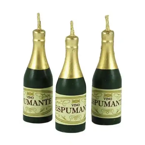 Vela Botella Champaña