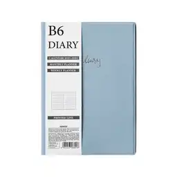 Miniso Libreta de Notas Con Calendario Azul B6