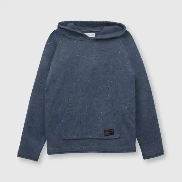 Sweater Jaspeado de Niño Color Azul Talla 8A Colloky