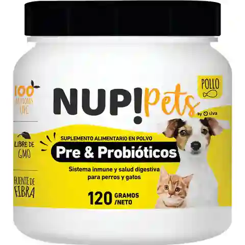 Nup! Suplemento Para Perros y Gatos Pollo Probióticos