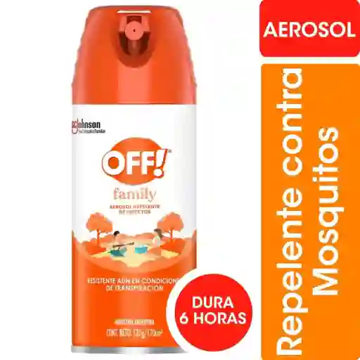 Repelente Para Mosquitos Off! Family Aerosol 170Cc