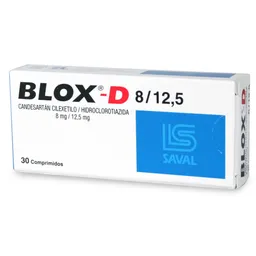 Blox-D 8 mg/12,5 mg Comprimidos
