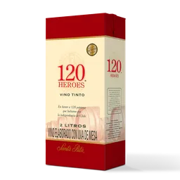 120  Heroes Tetrapak Vino Tinto 2 L