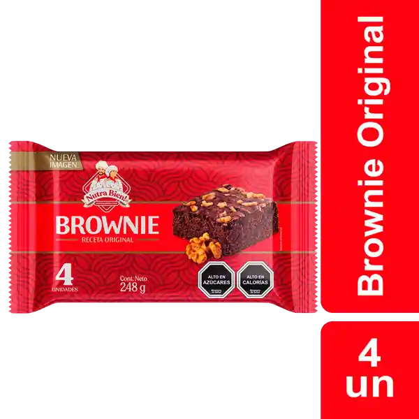 Nutra Bien Brownie Receta Original Sabor a Chocolate