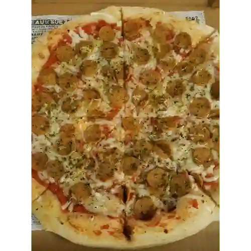 Pizza Pepperoni Vegana 35Cm - Familiar