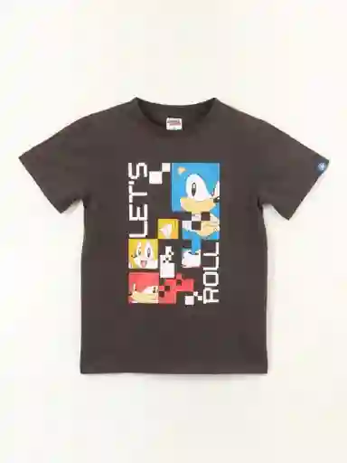 Minecraft Polera Manga Corta Acero Sonic 8 314015006
