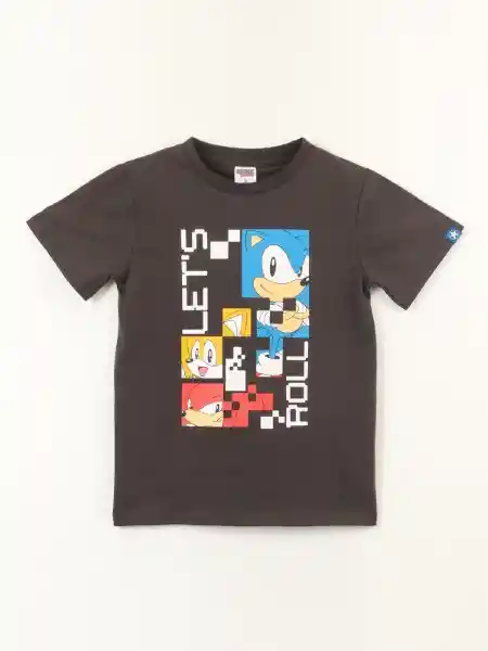 Minecraft Polera Manga Corta Acero Sonic 8 314015006
