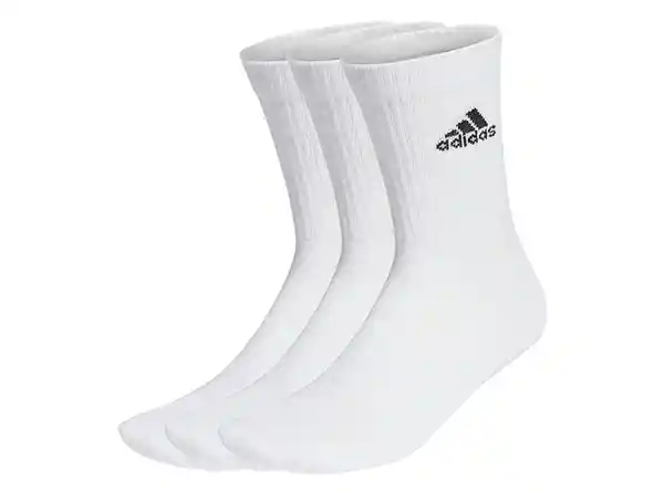 Calcetines Unisex Adidas Media Pantorrilla Acolchados 3 Pares Ht3446 Talla S