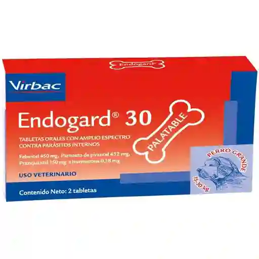 Endogard 30 Suplemento Alimenticio Para Perro