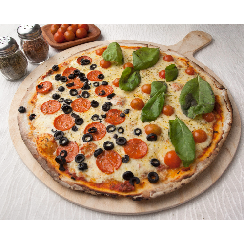 Pizza Margherita Mitad Pepperoni