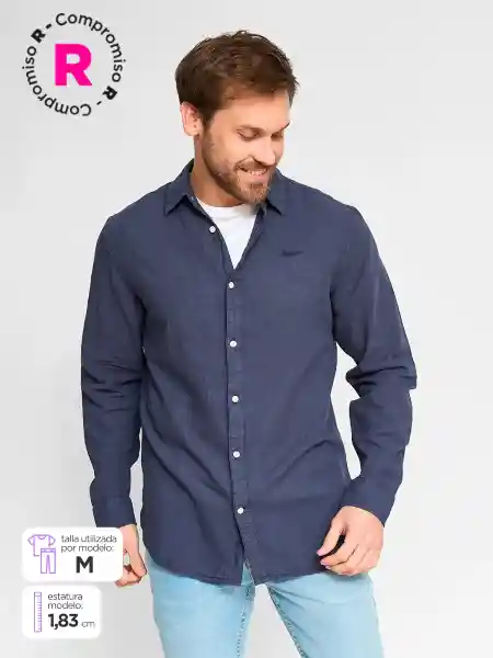 Pepe Jeans Camisa Manga Larga Arnau Navy L SS25