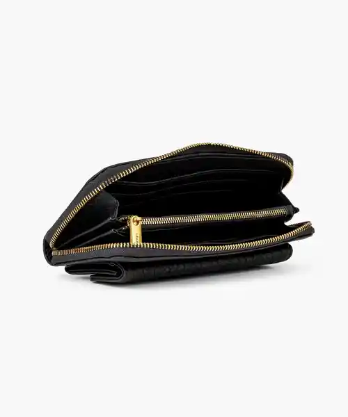 Lounge Billetera Flap Frontal Negro