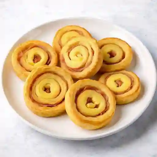 Arrollado jamon queso