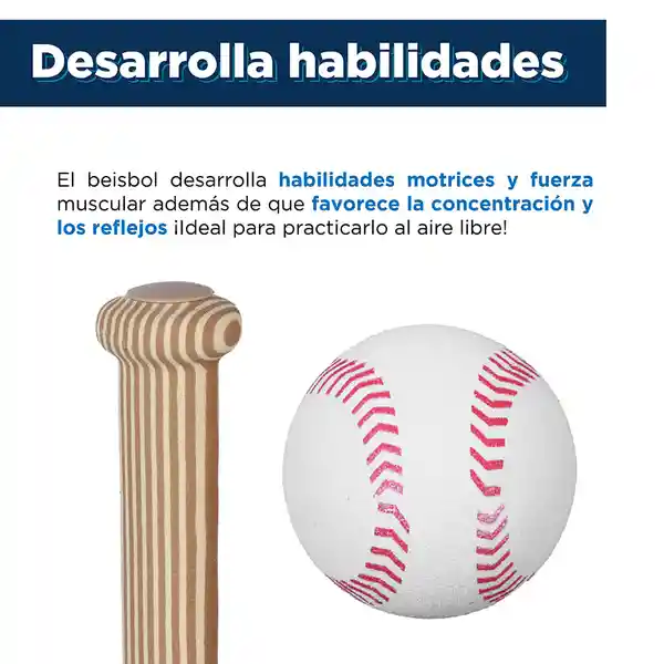 Set de Baseball Con Bate y Pelota Miniso