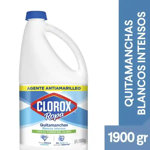 Quitamanchas Clorox Blancos Intensos (Botella) 1900 gr