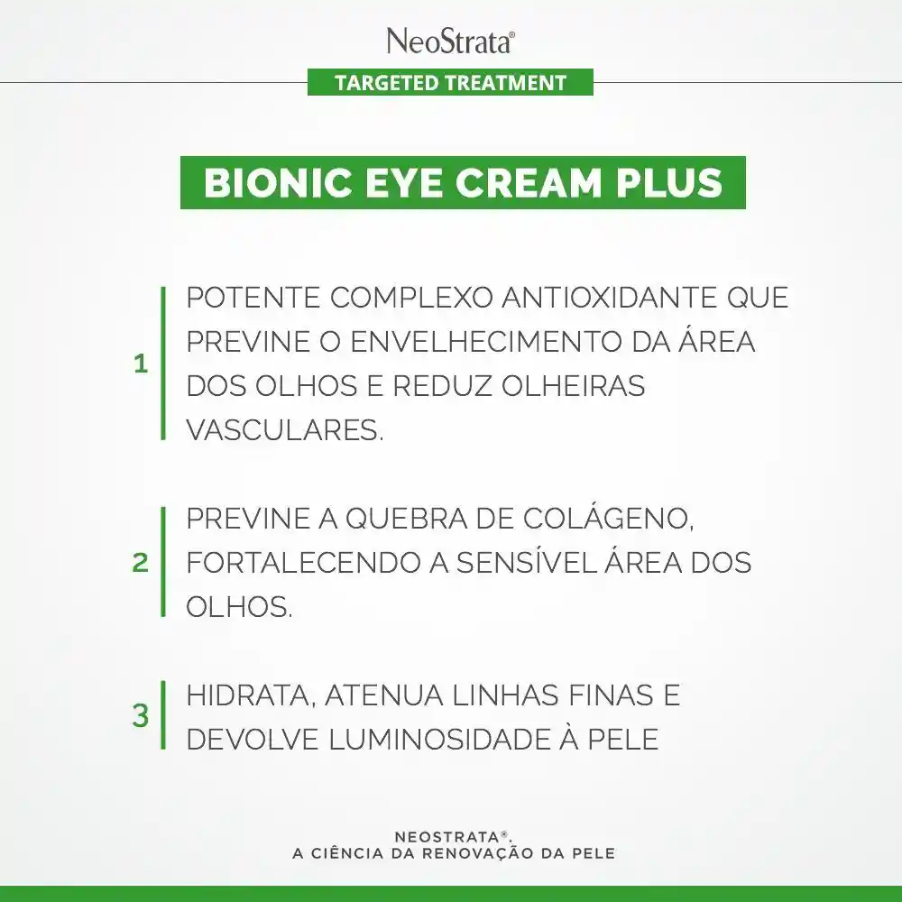 Neostrata Crema para Contorno de Ojos Bionic