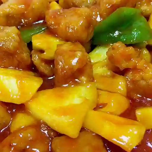 Costillar Cantonés con Arroz