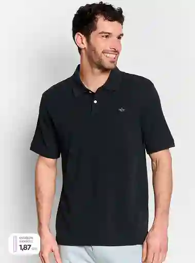 Dockers Polera Manga Corta D Pique Negro M