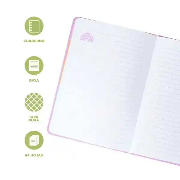 Libreta Morado Magic is Real Miniso