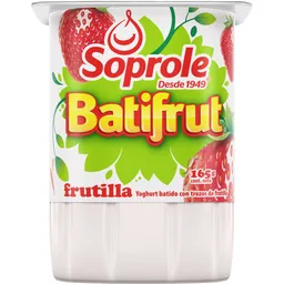Batifrut Yoghurt Batido Sabor a Frutilla