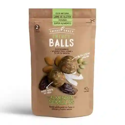 Smart Snack Bolitas Almendra Semillas