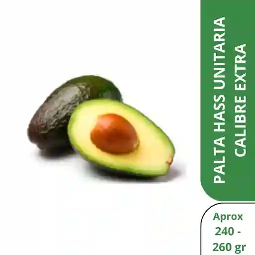Palta Hass Unitaria Calibre Extra