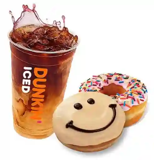 2 Donuts Classic + Bebida M