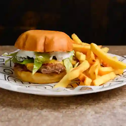 London Burger con Papas