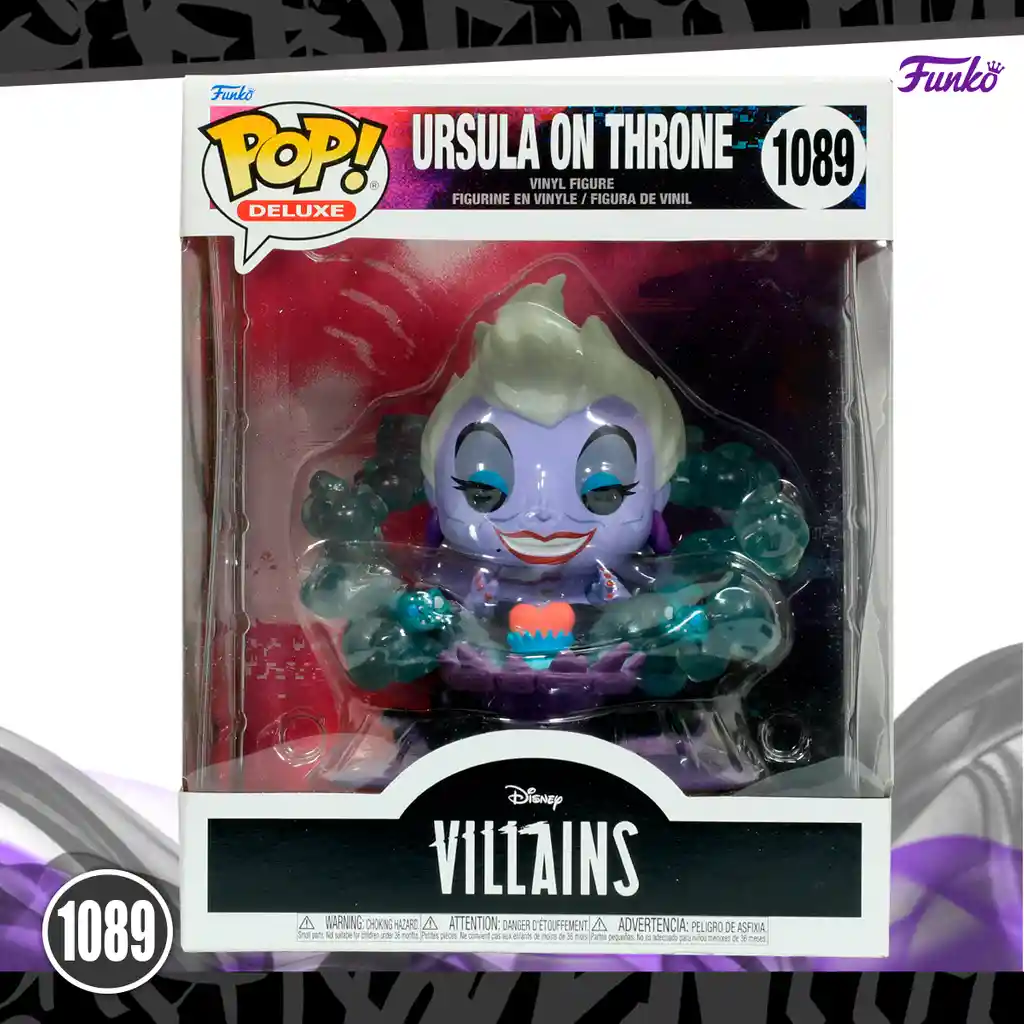 Funko Pop! Figura de Acción Disney Villains Ursula on Throne