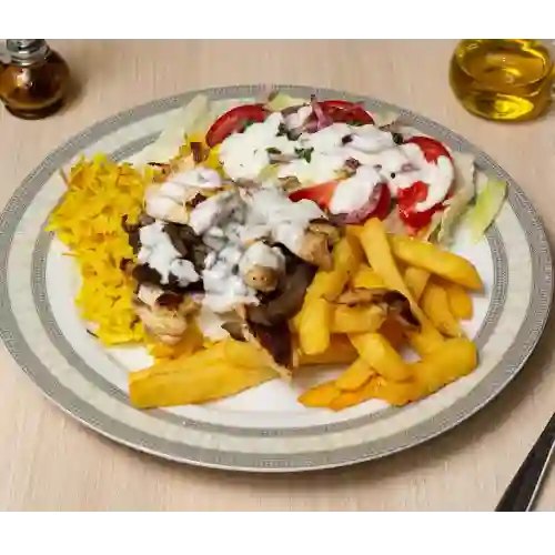 Shawarma al Plato Mixto