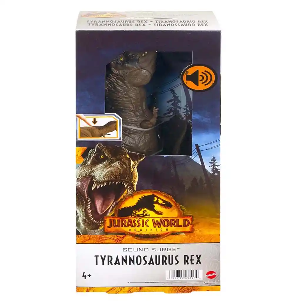 Jurassic World Juguete T-Rex Figura de Con Sonidos