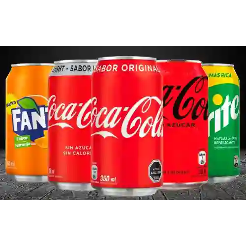 Bebidas en Lata 350 ml Coca Cola