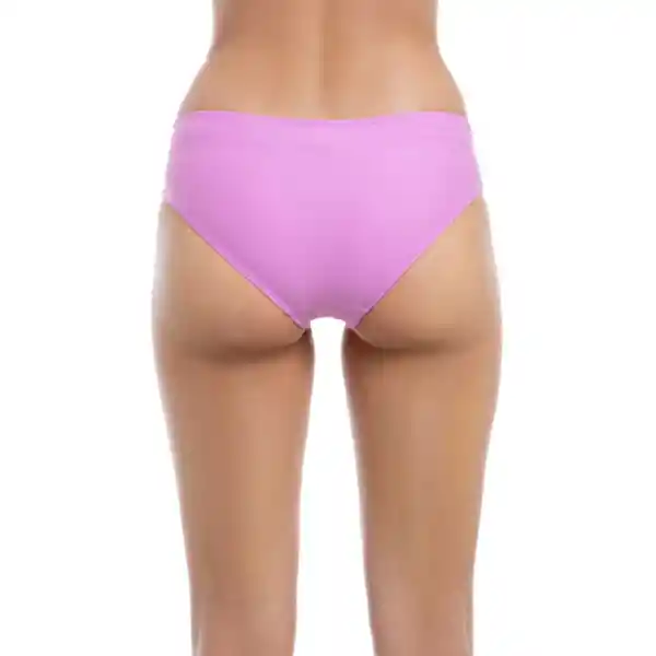 Bikini Calzón Banda Torcida Morado Talla XL Samia