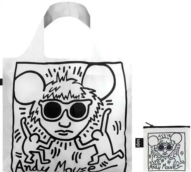 Bolsa Reutilizable Haring. Andy Mouse