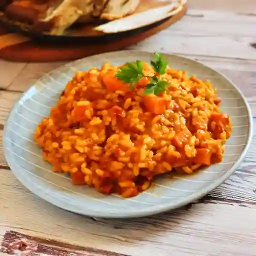 Arroz Meloso Rocoto de Camarón