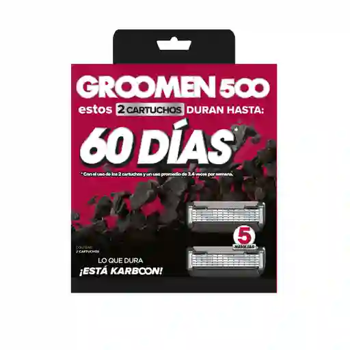 Groomen 500 Cartucho Para Máquina de Afeitar
