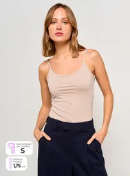Polera Mujer Marquis Tiritas Sin Mangas Talla M
