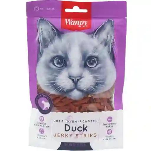 Wanpy Alimento Para Gato Duck Jerky Strips