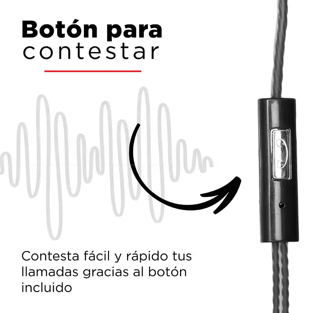 Miniso Audifonos De Cable Se383 Negro/azul 12m