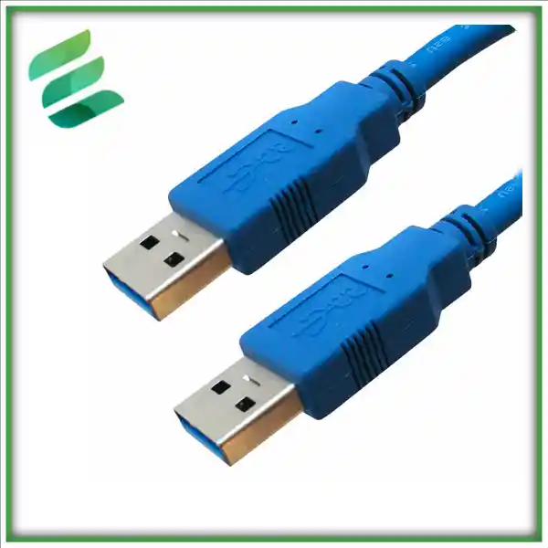 Cable Usb 3.0 Macho a Macho Color Azul 1.8 m