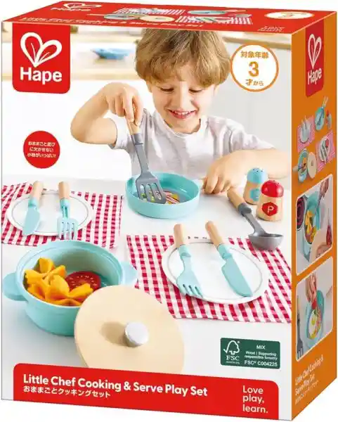 Hape Juguete Little Chef Cooking & Serve - E3208