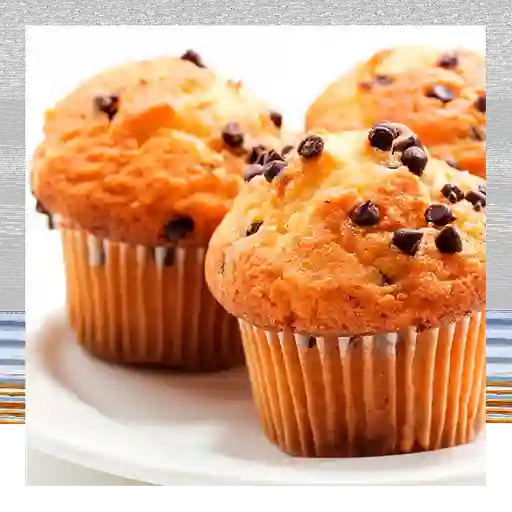 Muffin chips chocolate