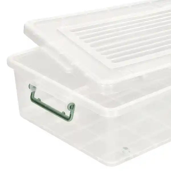 Caja Plástica Con Tapa 35 L Casaideas